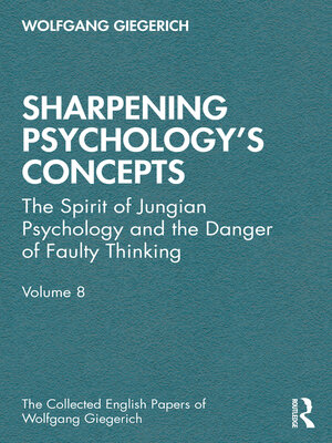 cover image of Sharpening Psychology's Concepts